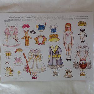 COPY - Theresa Borelli Paper Doll One Sheet Uncut BOGO